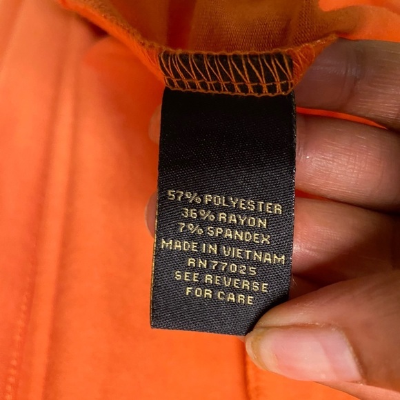 SERENA WILLIAMS Signature Statement S Butterfly Sleeve Orange Drape or Jacket - Picture 5 of 8